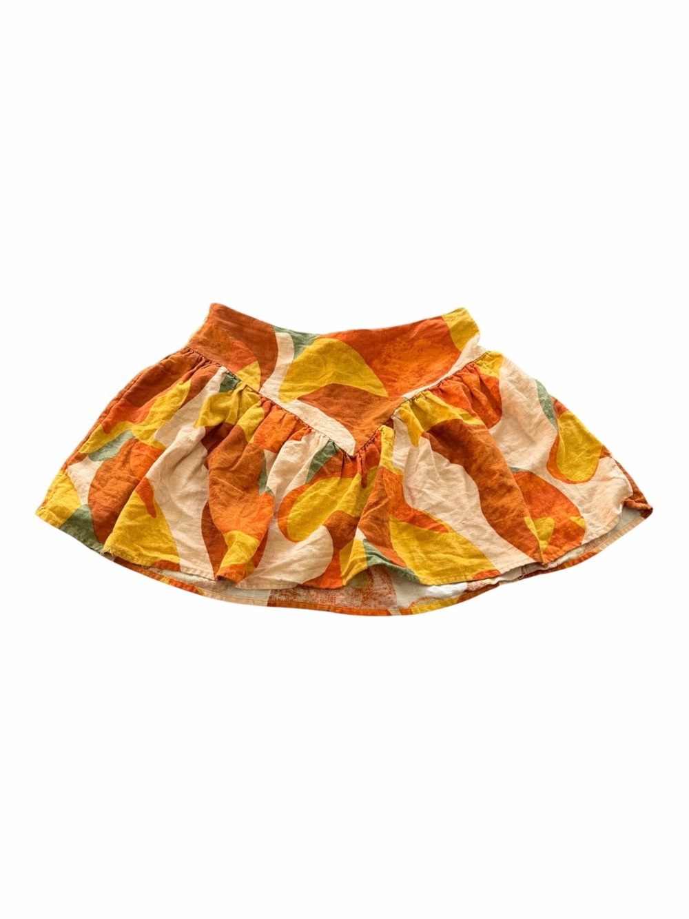 De Noel X Target Multicolor Linen Blend Skirt Size 10